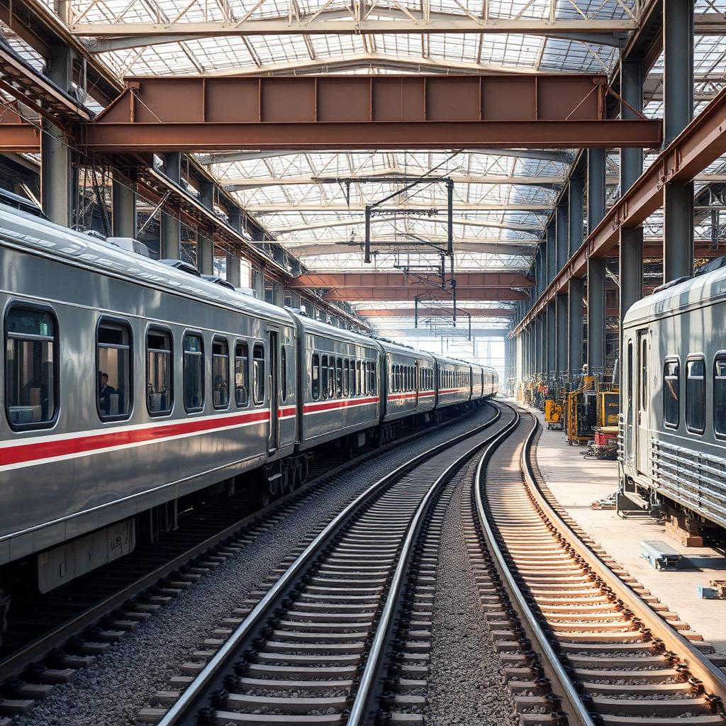 Railways — steel supplied and processed by HST Steels